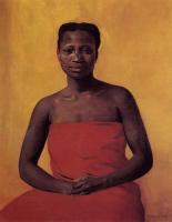 Felix Vallotton - Seated Black Woman, Front View